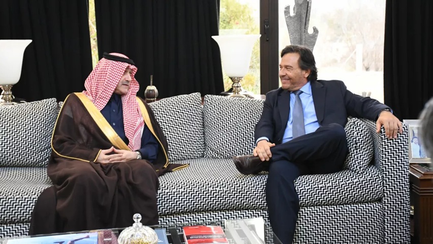 El gobernador Sáenz se reunió con el Embajador de Arabia Saudita