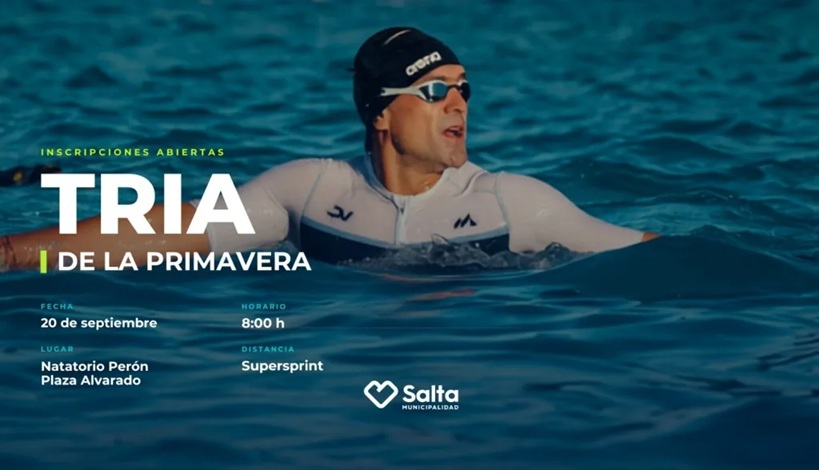Abrieron las inscripciones para la 3ra edición del Triatlón de Primavera